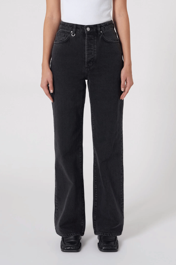 Neuw Denim | Coco Relaxed French Washed Black | Girls With Gems