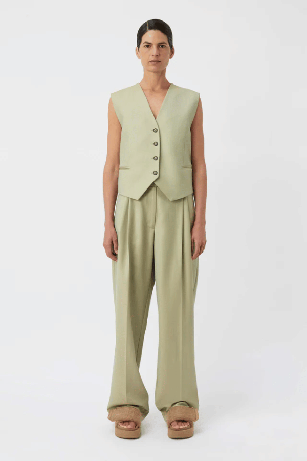 Camilla And Marc | Jaccard Wool Pant Lime Blue M70 | Girls With GemsCamilla And Marc | Jaccard Wool Pant Lime Blue M70 | Girls With Gems