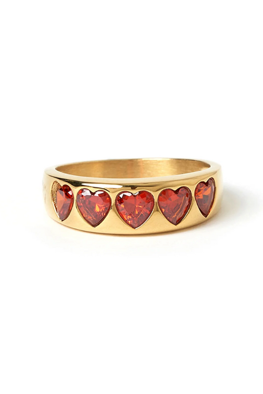 Arms of Eve | J'adore Gold Ring Red | Girls with Gems