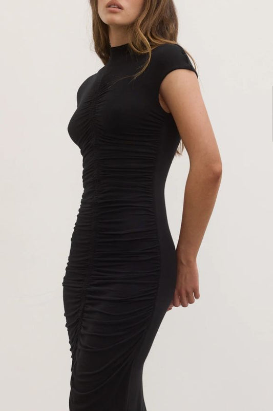 Rosalie Midi Dress Shadow