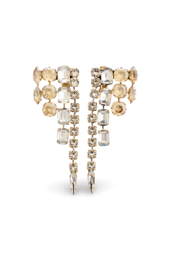 House of Emmanuele | Alexis Champagne Earrings | Girls With Gems