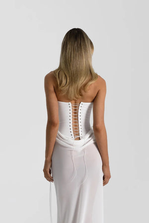 Verity Bustier White
