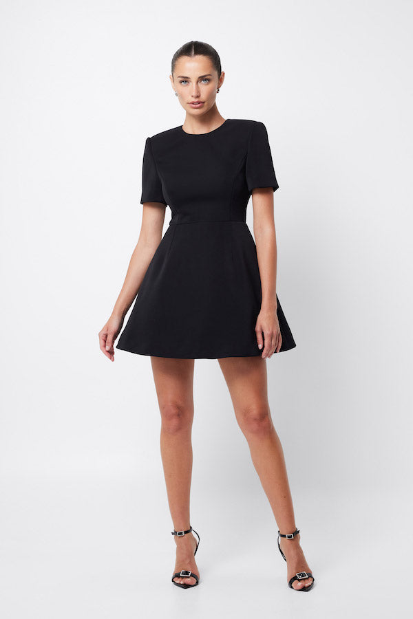 Mossman | Allure Mini Dress Black | Girls with Gems