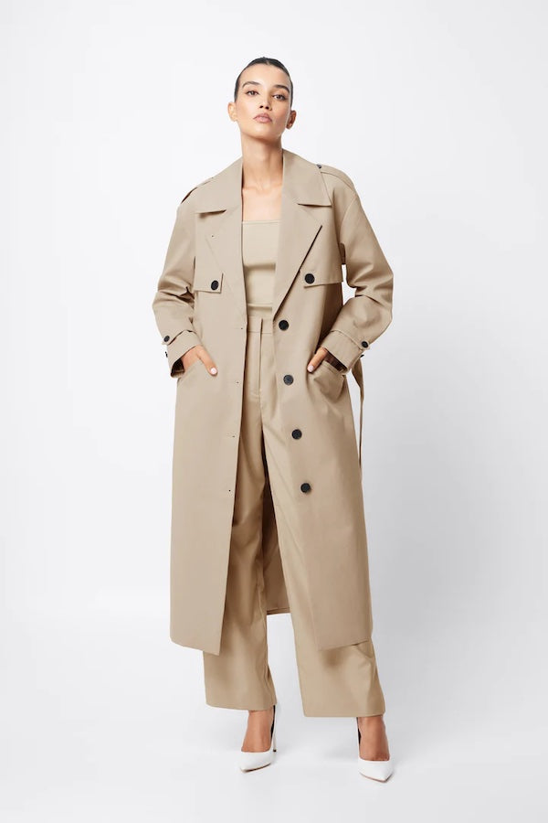 Mossman | For Keeps Trench Coat Neutral | Girls With Gems