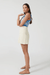 Onte | Helena Micro Mini Skirt Ivory | Girls With Gems