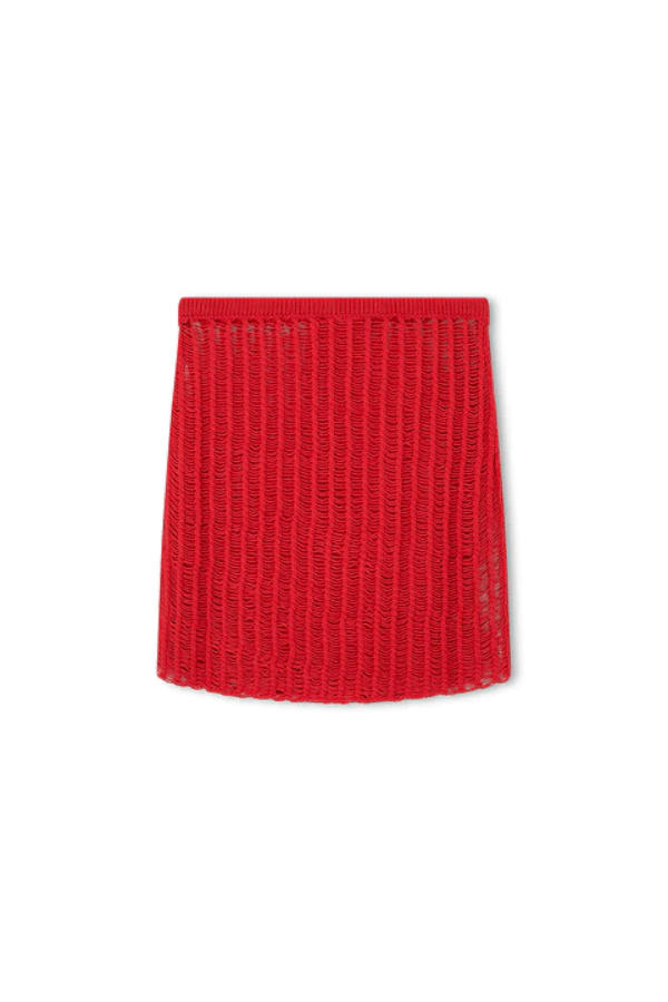 Zulu & Zephyr | Chilli Cotton Crochet Skirt | Girls With Gems