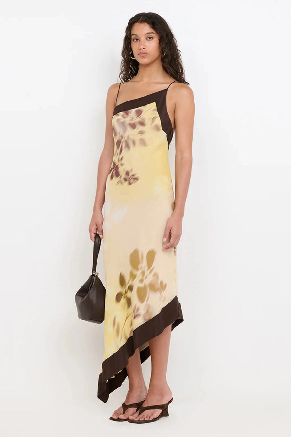 Blaise Asym Midi Dress by Bec + Bridge, a floral georgette midi with asymmetric neckline and V-back. Perfect for day to evening.
