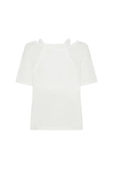 Layered Tee White