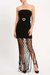 Rebecca Vallance | Estelle Strapless Maxi Dress Black | Girls with Gems