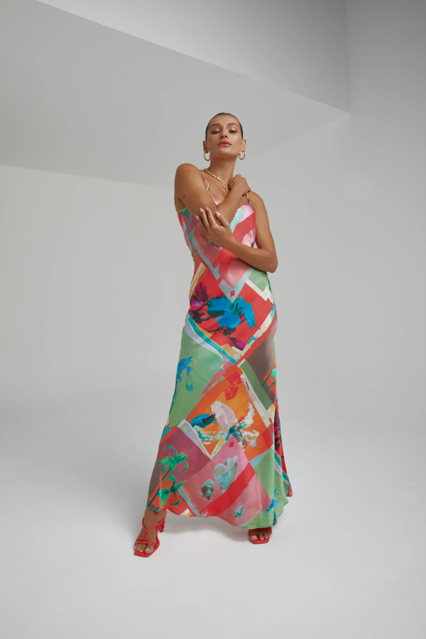 Summi Summi Siren Dress Royal Montage Girls with Gems Girls With Gems