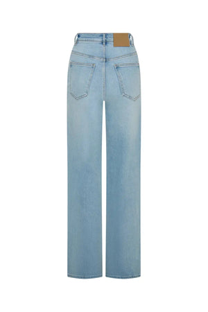 Celine High Rise Stretch Jean Light Blue