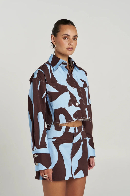 Cropped Shacket Mirage