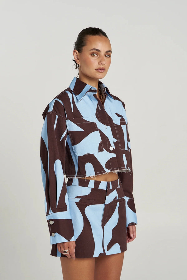 Cropped Shacket Mirage