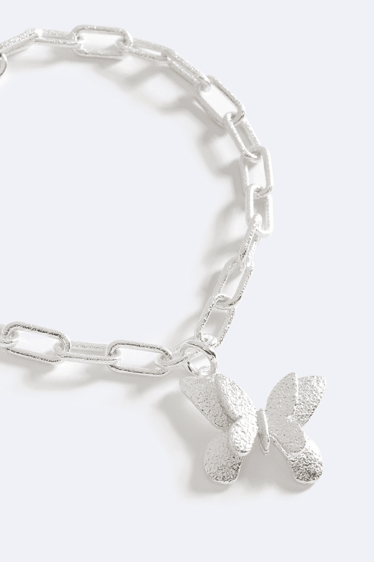 Emma Pills | Butterfly Effect Necklace Fearless Silver | Girls with Gems