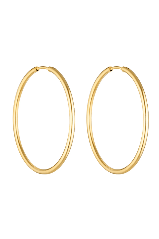 Porter Jewellery | 90’s Hoops 40mm | Girls with Gems