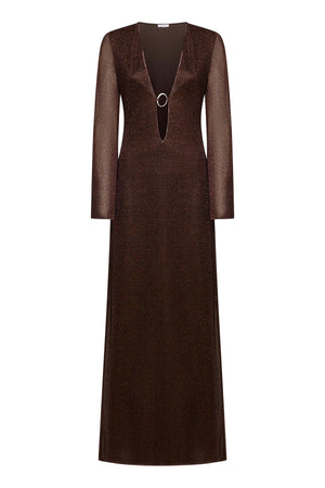 Lumiere O Long Kaftan Chocolate