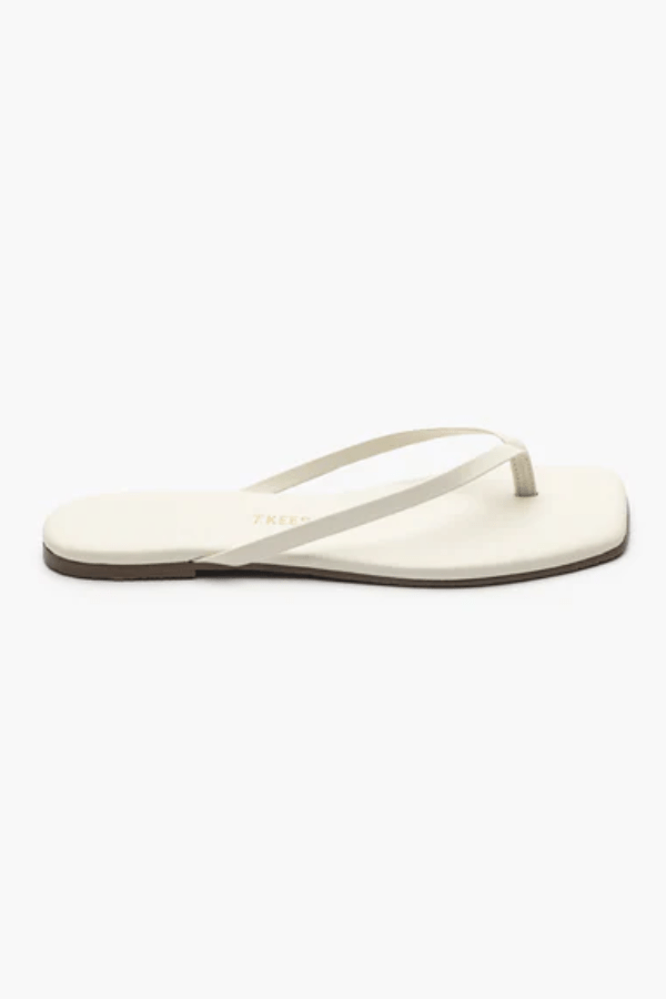 Tkees | Square Toe Lily Cream | Girls with Gems