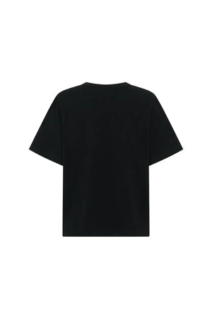 Carter V Neck Tee Black