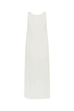 Sheer Tunic Dress White