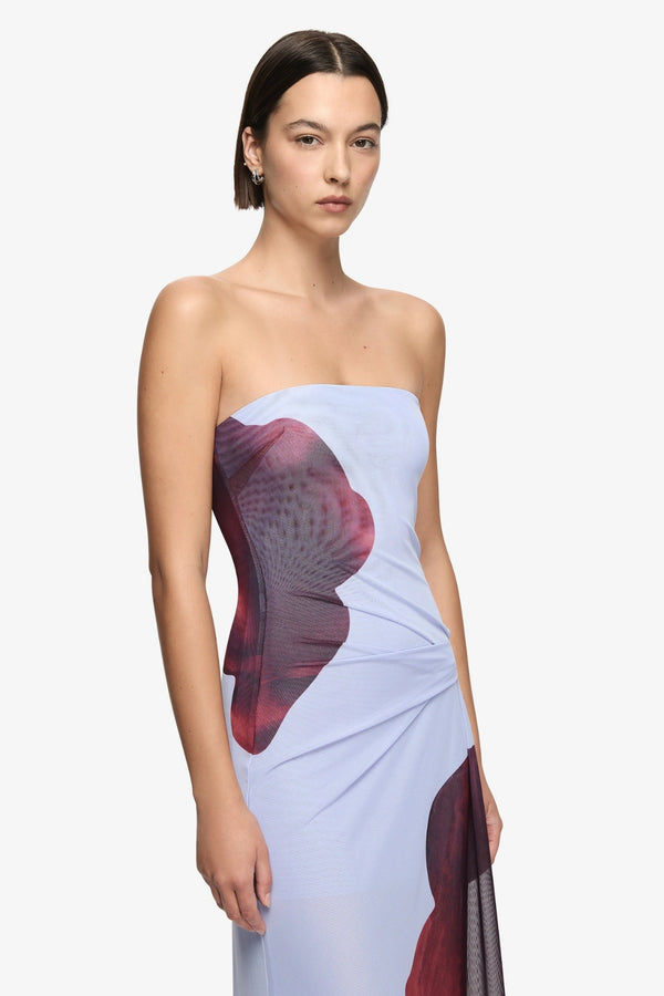 Georgiana Strapless Maxi Dress Bloom Floral