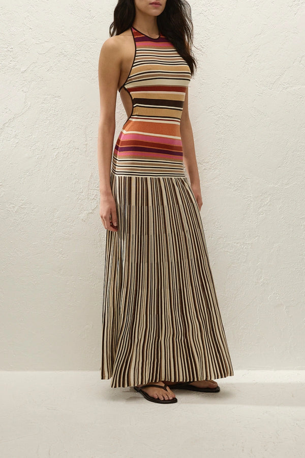 Maretta Maxi Dress Murano Stripe