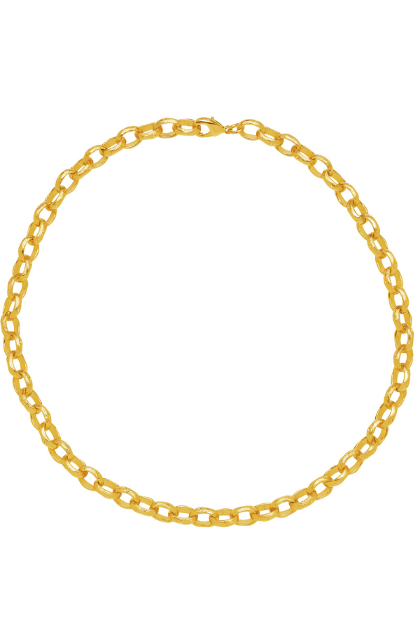 Hydrangea Necklace by Amber Sceats, handcrafted in Italy with 24K gold plating, an elegant and luxurious piece perfect for any occasion.