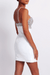 PatBo | Hand Beaded Sequin Mini Dress White | Girls With Gems