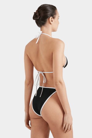 Hunza G | Gina Bikini Contrast Black/White | Girls with Gems