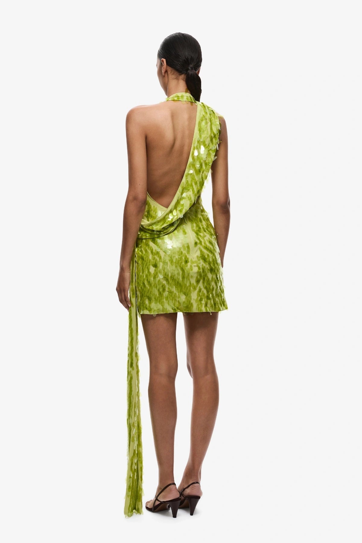 The 'Sapphire' Sequin Mini Dress Apple