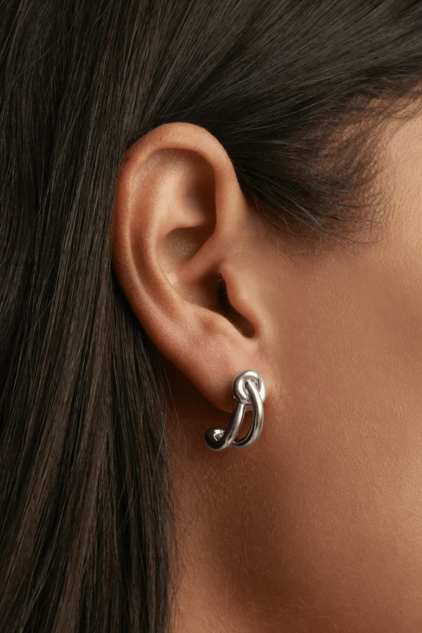 By Charlotte | Sterling Silver Always With You Earrings | Girls with Gems