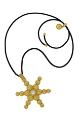 Mountain and Moon | Atlas Necklace Gold Pearl | Girls with Gems