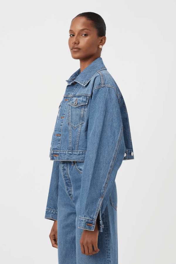Camilla and Marc | Easton Denim Jacket Classic Blue | Girls With Gems