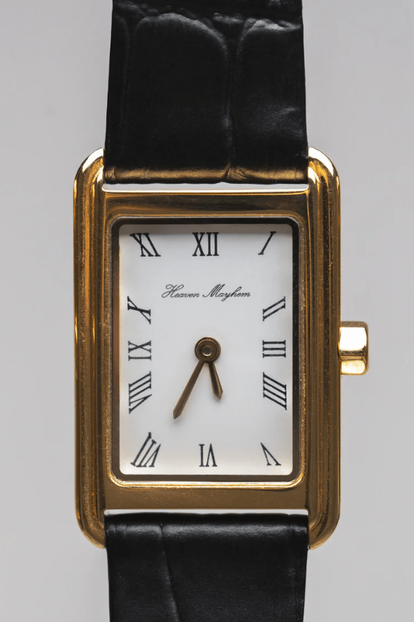 Heaven Mayhem | Icon Watch Gold/black | Girls with Gems