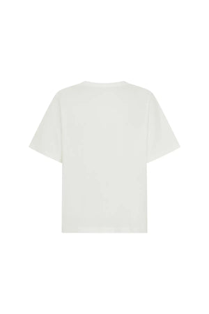 Carter V Neck Tee White