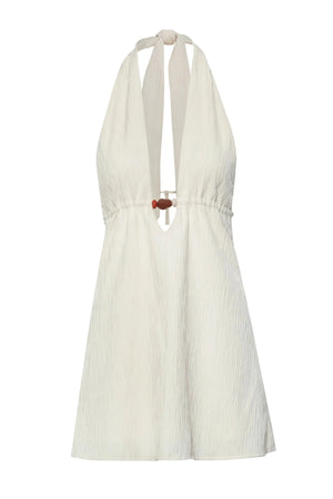 Louise Mini Dress Salina by Baobab, V neck mini dress with open back, perfect for resort or evening styling