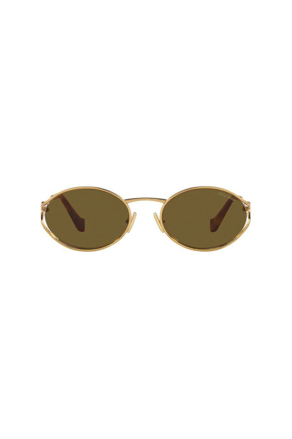 Boston Gold sunglasses by Luv Lou, chic gold lenses with sleek metal frame, 100% UV protection, polarized CR39 lenses, lightweight and perfect for any occasion.