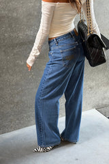 Ella Squire Relaxed Baggy Jean Indigo