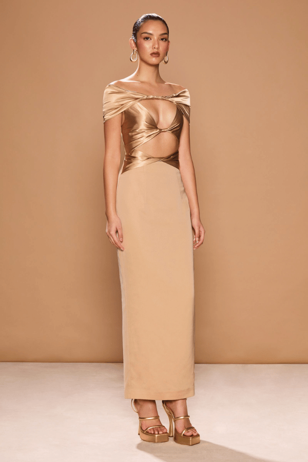 Sonya Moda | Pisa Dress Rosa Gold | Girls with Gems