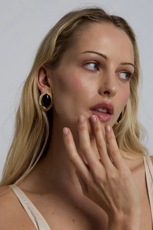 Heaven Mayhem | Noir Earrings | Girls with Gems