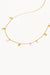 By Charlotte | Gold Endless Grace Pearl Chocker | Girls with Gems