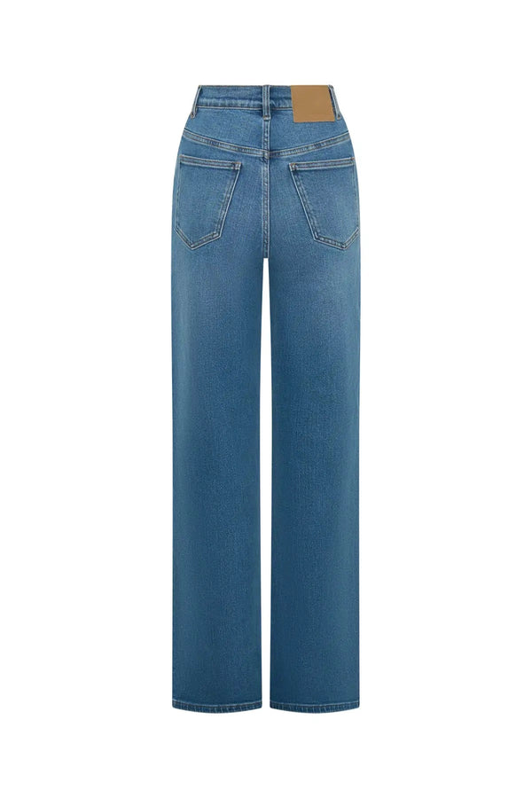 Celine High Rise Stretch Jean Indigo