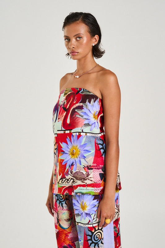 Strapless Shift Top Dazed