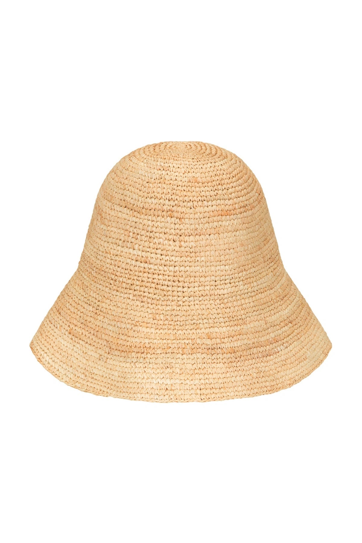 Shoal Bucket Raffia Crochet Packable Natural