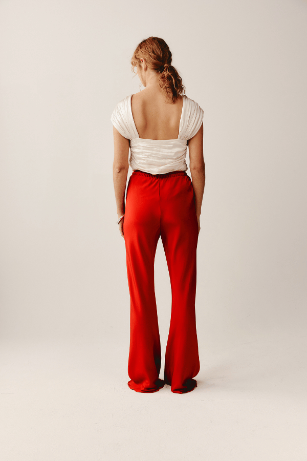 Marle | Coco Pant Vermillion | Girls with Gems