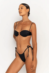 Sommer Swim | Harper Top Nero | Girls With Gems