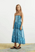 Boteh | Agios Tiered Maxi Dress Grotto Blue | Girls With Gems