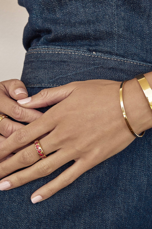Arms of Eve | J'adore Gold Ring Red | Girls with Gems