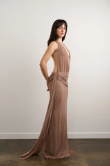 Natalie Dress Rhinestone Toffee