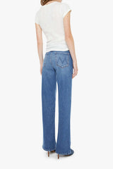 High Waisted Bookie Sneak Knick Knack Paddy Whack by Mother, bootcut jeans with high rise fit, perfect for everyday styling