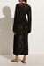 Faithfull the Brand | Serena Pointelle Knit Dress Black | Girls With Gems